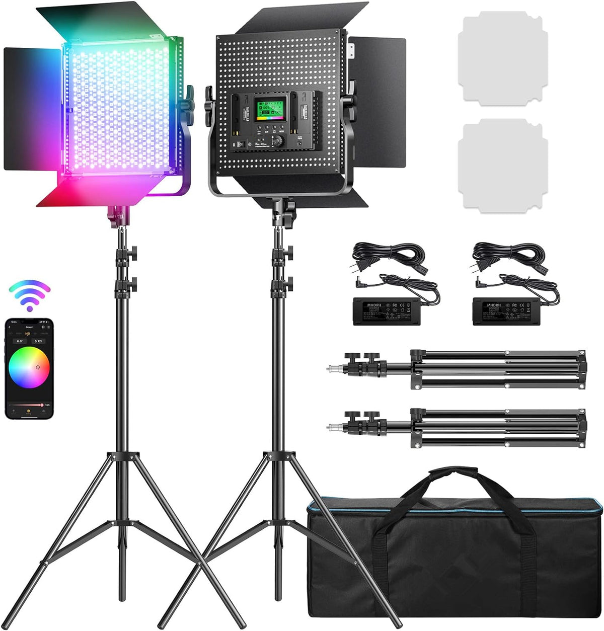IVISII I80RGB Professional Video Light Kit